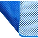 Reisehandtuch mit Bambusaktivkohlefaser, 160 x 80 cm - Blau