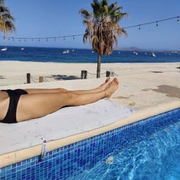 Reisehandtuch mit Bambusaktivkohlefaser, 160 x 80 cm - Blau