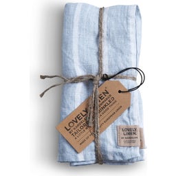 Lovely Linen Paño de Cocina - Misty - Stripe Sky