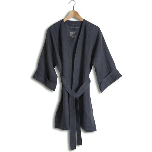 Lovely Linen Kimono Dark Grey