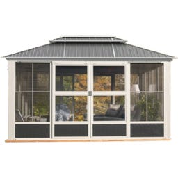 Pavillon Wintergarten Olan 1014 / 3 x 4,3 m, Anthrazit - 1 Stk