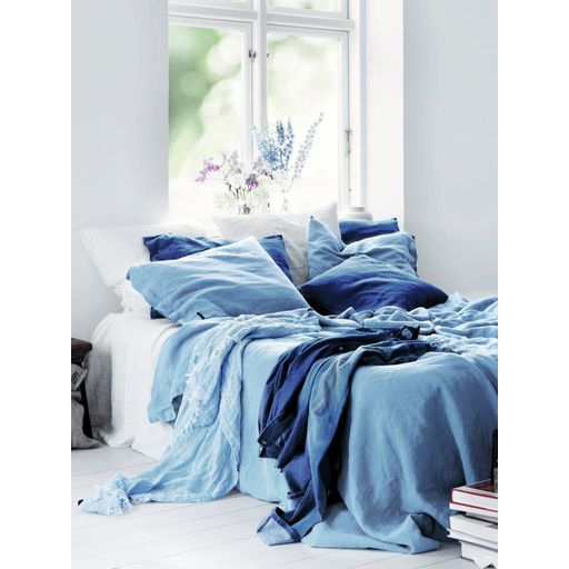 Lovely Linen Federa per Cuscino, 50 x 60 - Dusty Blue