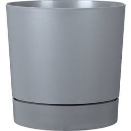 Scheurich Plano+ Planter, Pure Grey - Ø 29 cm