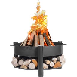 CookKing Feuerschale Montana inkl. Holzlager - 60 cm