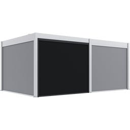 Outdoor Seitenteil für Pergola Grand Tuscan 10 Grau - 1 Stk