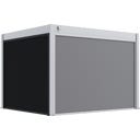 Outdoor Seitenteil für Pergola Grand Tuscan 10 Grau - 1 Stk