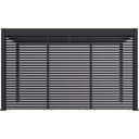 Outdoor Lamellen Sichtschutz für Pergola Grand Tuscan 14 / 135 x 234 cm Grau - 1 Stk