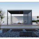 Outdoor Lamellen Sichtschutz für Pergola Grand Tuscan 14 / 135 x 234 cm Grau - 1 Stk