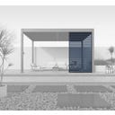 Outdoor Lamellen Sichtschutz für Pergola Grand Tuscan 14 / 135 x 234 cm Grau - 1 Stk