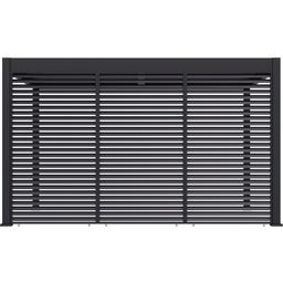 Outdoor Lamellen Sichtschutz für Pergola Grand Tuscan 10 / 94 x 234 cm Grau