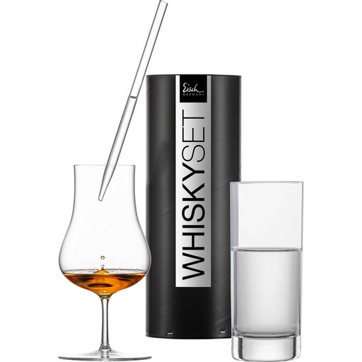 Whiskey Gift Set - Malt Whiskey Unity Sensis Plus with Water Glass & Pipette - 1 set