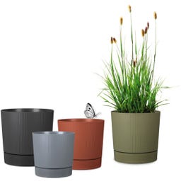 Scheurich Lino+ cvetlični lonec, Moss Green