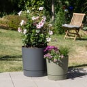 Scheurich Plano+ cvetlični lonec, Moss Green - Ø 29 cm