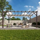 Paragon Outdoor Florenz Gazebo 505 x 350 cm - Cocoa brown
