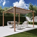 Paragon Outdoor Pavillon Florida 350 x 350 cm - Holzoptik