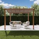Paragon Outdoor Pavillon Florida 350 x 350 cm - Holzoptik