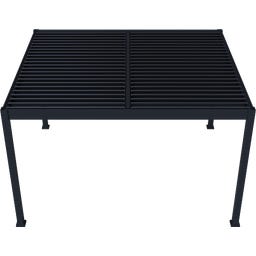 Pergola Grand Tuscan 1214 | inkl. Lamellendach 433 x 370 cm Anthrazit