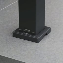 Pergola Grand Tuscan 1012 | inkl. Lamellendach 370 x 310 cm Anthrazit