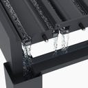 Pergola Grand Tuscan 1012 | inkl. Lamellendach 370 x 310 cm Anthrazit