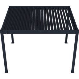 Pergola Grand Tuscan 1012 | inkl. Lamellendach 370 x 310 cm Anthrazit