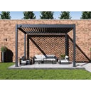Pergola Grand Tuscan 1012 | inkl. Lamellendach 370 x 310 cm Anthrazit