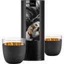 Cosmo Gold Champagne Cup - 2 Cups in a Gift Tube - 1 set