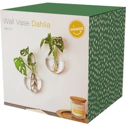 Winkee Wand Vase Dahlia, 2er Set - 1 Stk