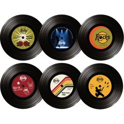 Winkee Vinyl Rock Untersetzer - 1 Stk