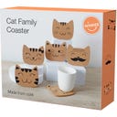Winkee Cat Family Korkuntersetzer - 1 Stk