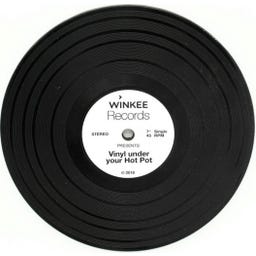 Winkee Schallplatten Topfuntersetzer