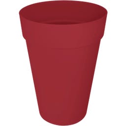 elho Pot Rond Haut LOFT URBAN - 42 cm - Rouge théâtre