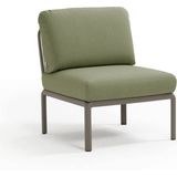 KOMODO Outdoor Sofa Middle Element, Taupe Frame