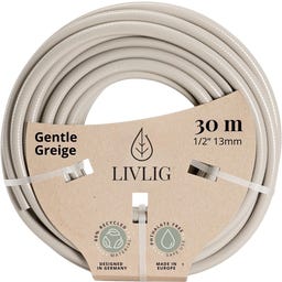 Livlig53 Manguera de Jardín de Diseño - 30 m - Greige