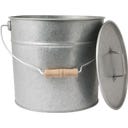 Livlig53 Metalen Emmer met Deksel, 12L - Zink