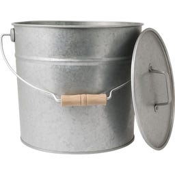 Livlig53 Metalen Emmer met Deksel, 12L - Zink
