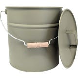 Livlig Metal Bucket with Lid, 12 L