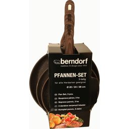 Berndorf 3-Piece Pan Set Wood / Marbled Look - 1 item