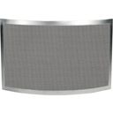 Spark Protection - Curved Stainless Steel, Brushed Matte, Anthracite Grill
