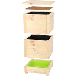 Esschert Design Compostiera per Vermi - Naturale