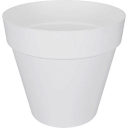 Pot de Fleurs loft urban Rond avec Roulettes 60 cm - 
