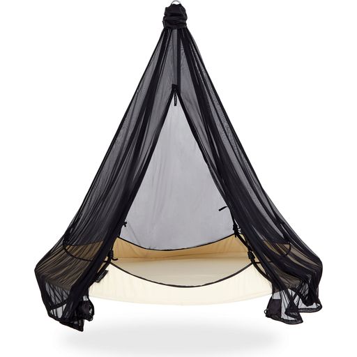Mosquito Net for Hangout Pod Hanging Bed - Black