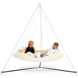 Viseča postelja z okvirjem Hangout Pod - Cream