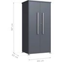 Westmann Gartenschrank Capsa mit Boden - 1 Stk