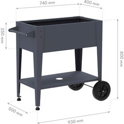 Westmann Hochbeet Mobila - 1 Stk