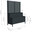 Westmann Pflanzkasten mit Rankgitter Dekora 5