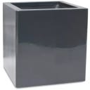 fleur ami Pflanzgefäß Premium Cubus anthrazitgrau - H: 50cm, 50x50cm