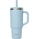 Qwetch Travel Cup with leakproof lid - 900 ml - Pastel bleu