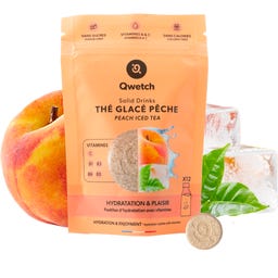 Solid Drinks - Peach Iced Tea - Vitamins C & B - 12 šum. tabl.