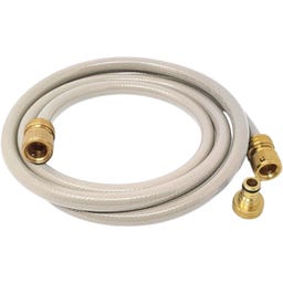 Brass Connector Set 2m for Hose Reel / Hose Trolley - Greige