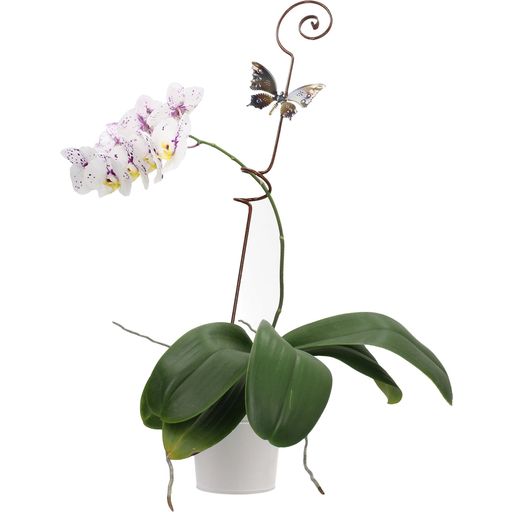 LivingDesign Sostegno per Orchidea Forgiato a Mano - 1 pz.
